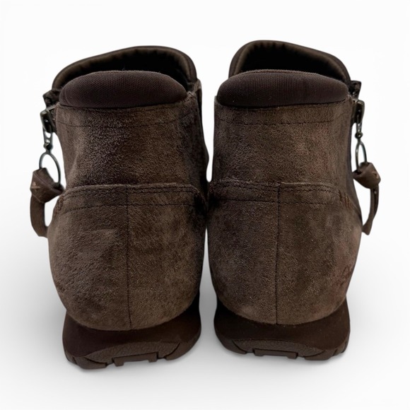 Skechers Relaxed Fit Air Cooled Memory Foam Brown Suede Ankle Boot Size 9 - Picture 5 of 13